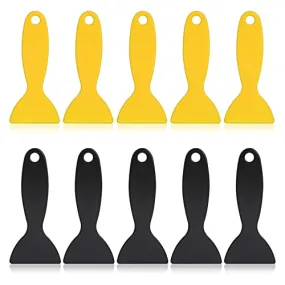 10 Pcs Plastic Scraper,Plastic Spatula Paint Scrapers Flexible Resin Scraper Putty Knife Air Bubble Remover Sticker Installation Tool for 3D Printing