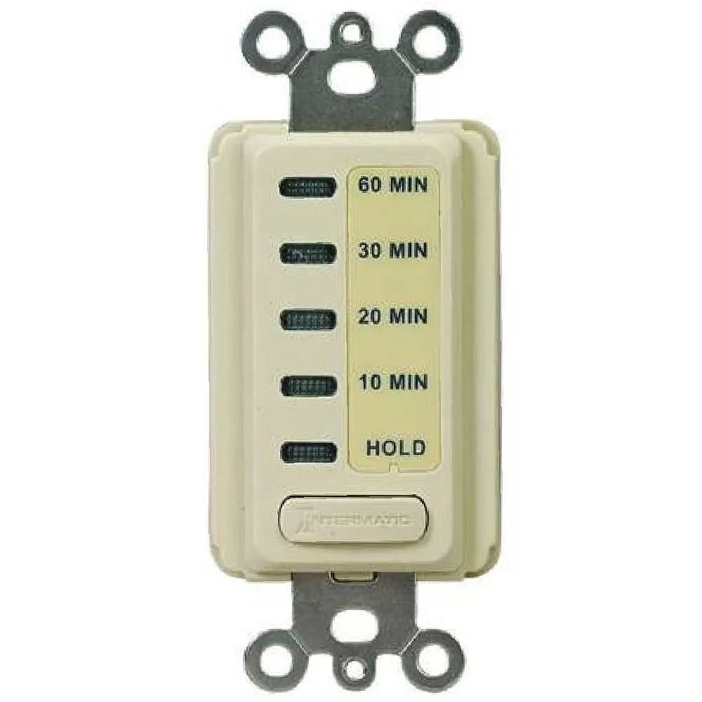 15-Amp 60-Minutes Countdown In-Wall Preset Timer Switch Ivory