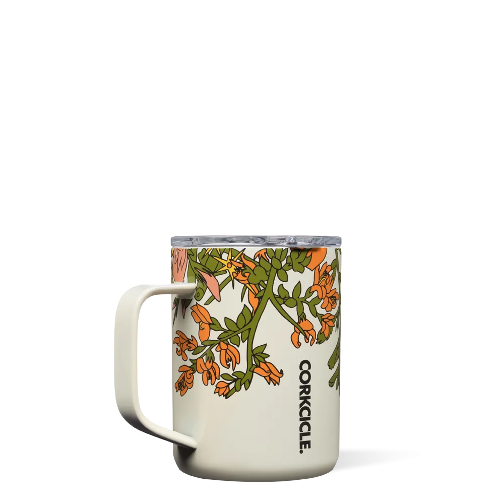 16oz Cream Wildflower Wildflower Coffee Mug