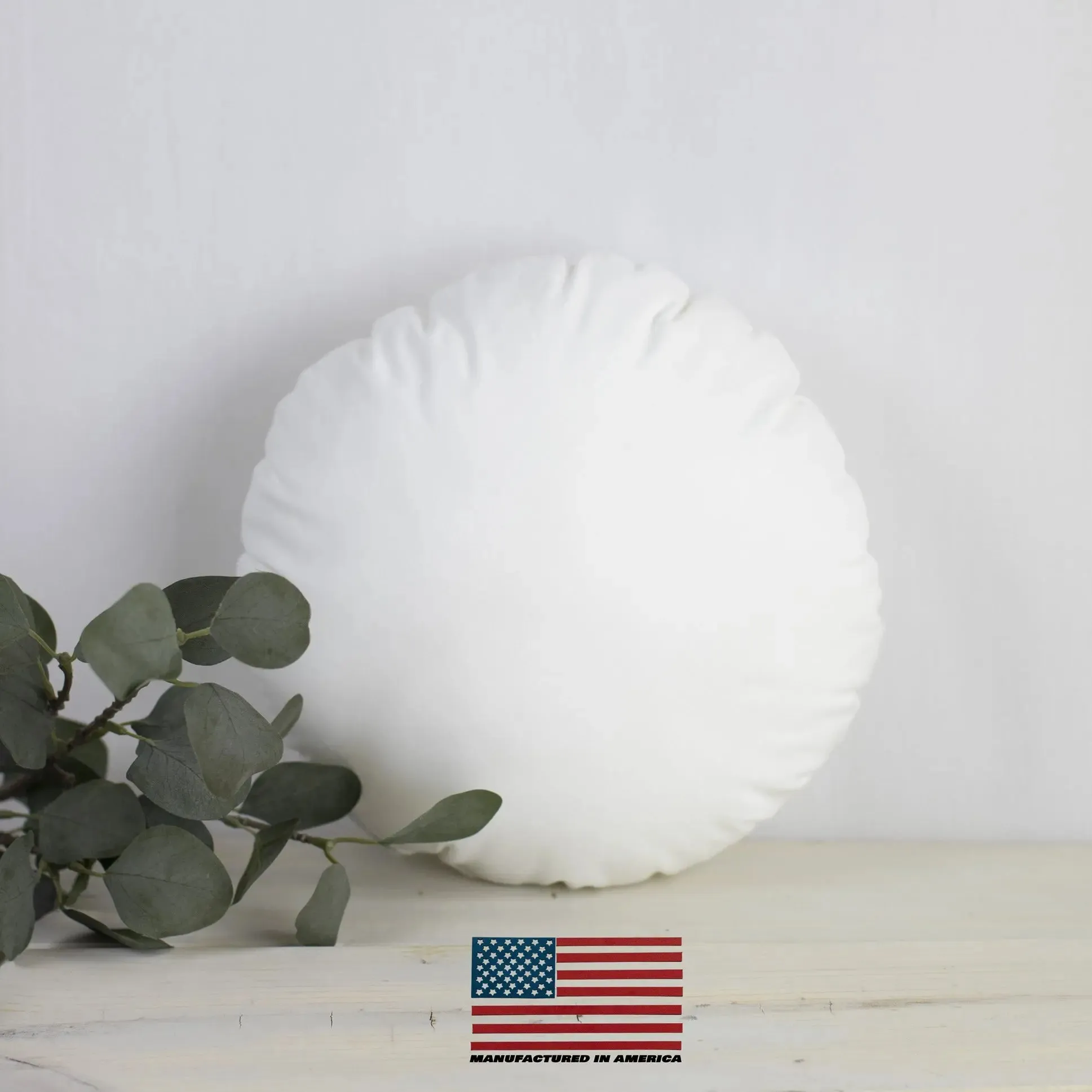 18" | Round Pillows Insert | Indoor Outdoor Hypoallergenic Polyester Pillow Insert | Quality Insert | Round Pillow Form | Round Pillow