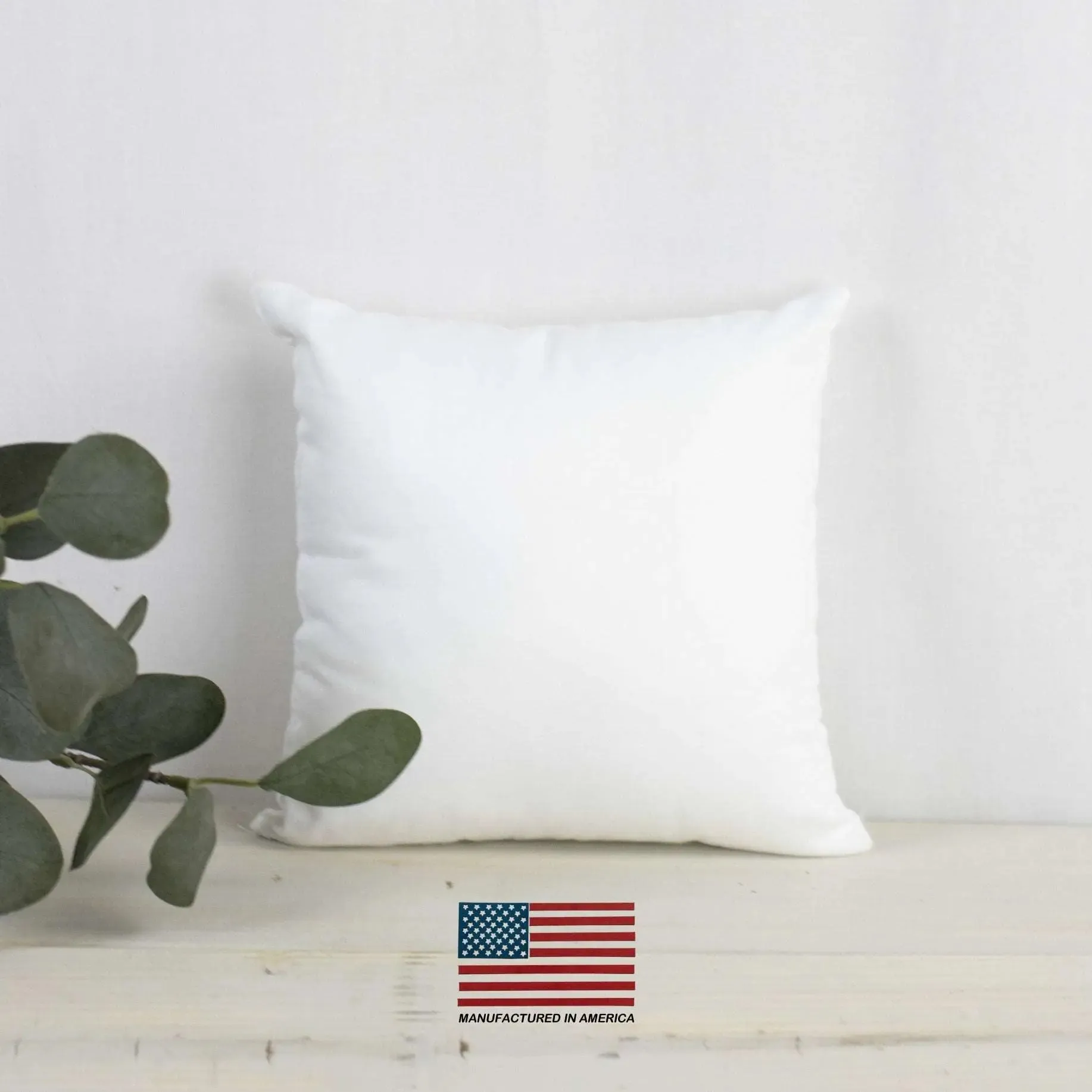 19x19 | Indoor Outdoor Hypoallergenic Polyester Pillow Insert | Quality Insert | Pillow Inners | Throw Pillow Insert | Square Pillow Inserts