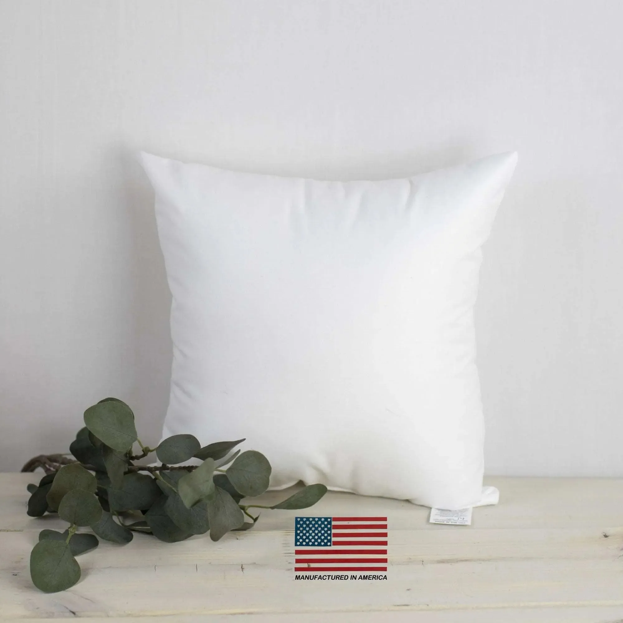 19x19 | Indoor Outdoor Hypoallergenic Polyester Pillow Insert | Quality Insert | Pillow Inners | Throw Pillow Insert | Square Pillow Inserts