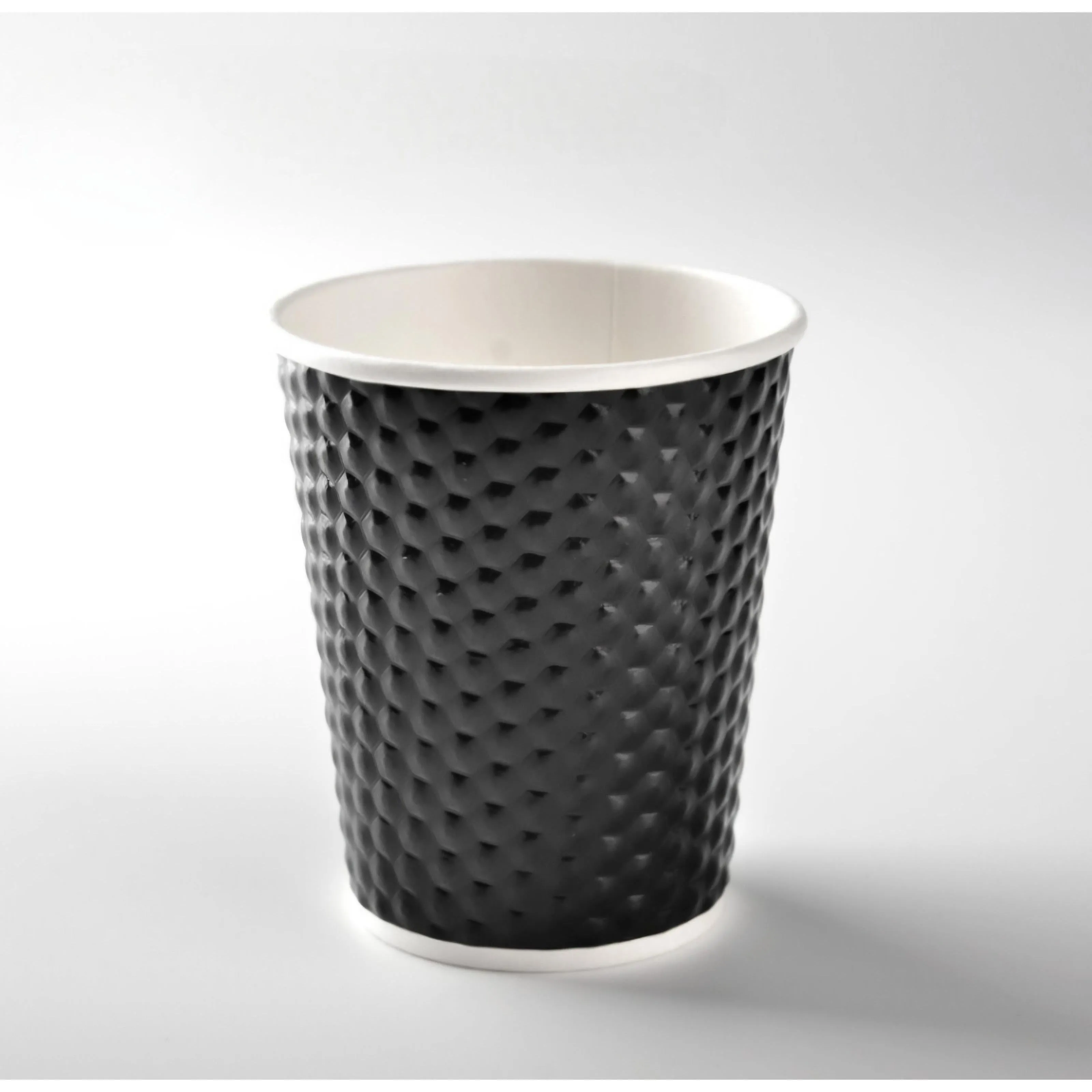 360ml Disposable Paper Coffee Cup Dot Embossed 25pack XPCL111