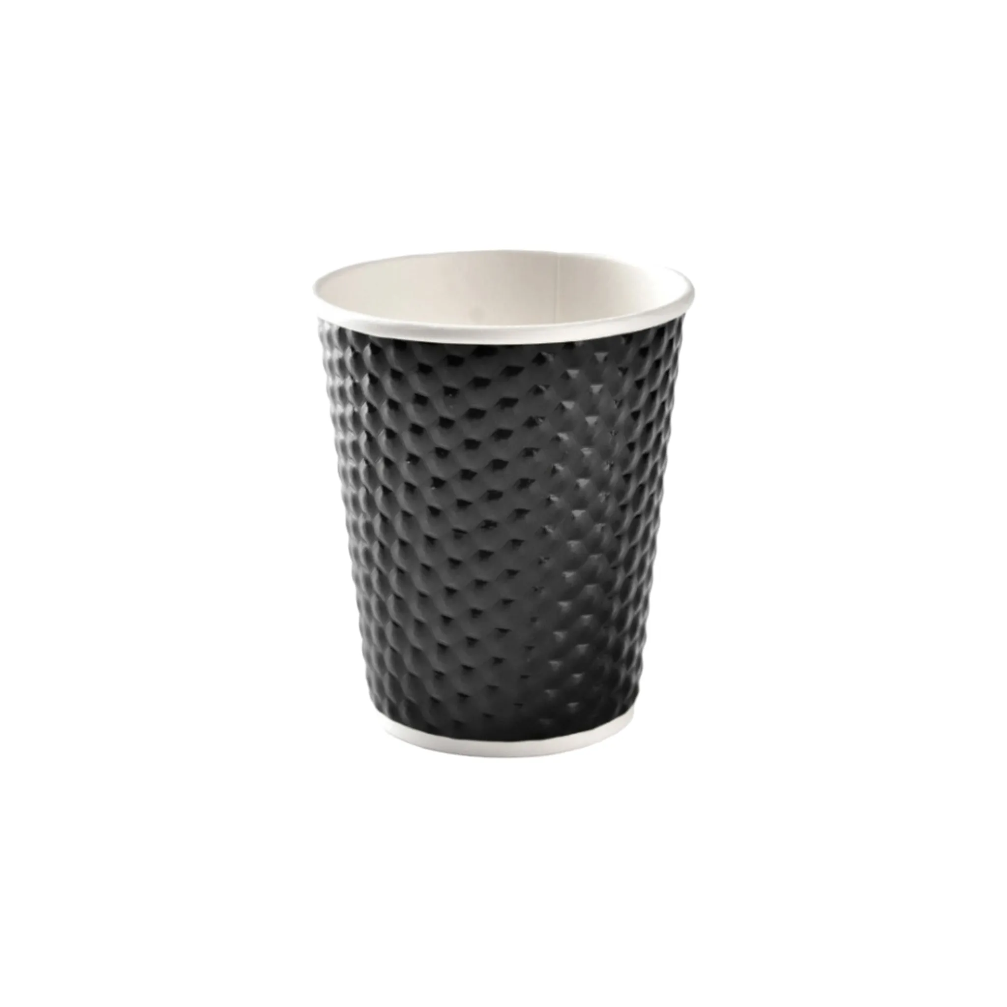 360ml Disposable Paper Coffee Cup Dot Embossed 25pack XPCL111