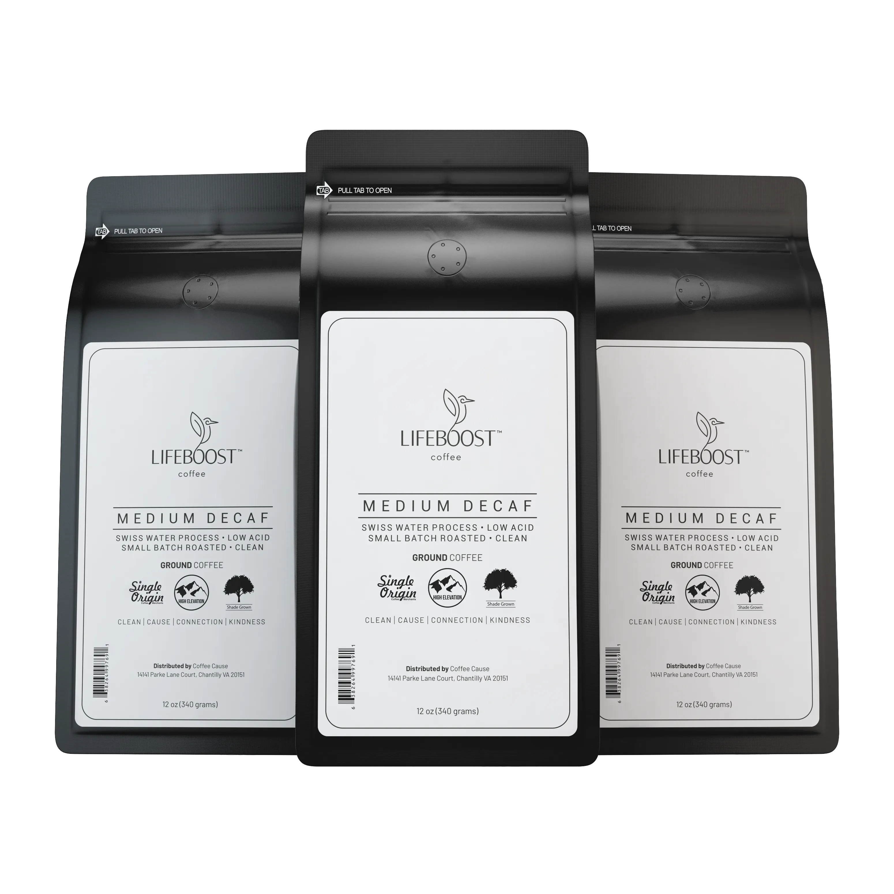 3x Medium Roast Decaf - Subscribe & Save