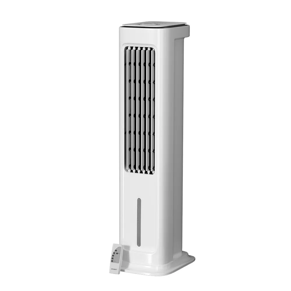 4-in-1 Tower Air Cooler Humidifier LED Remote 6L - Devanti