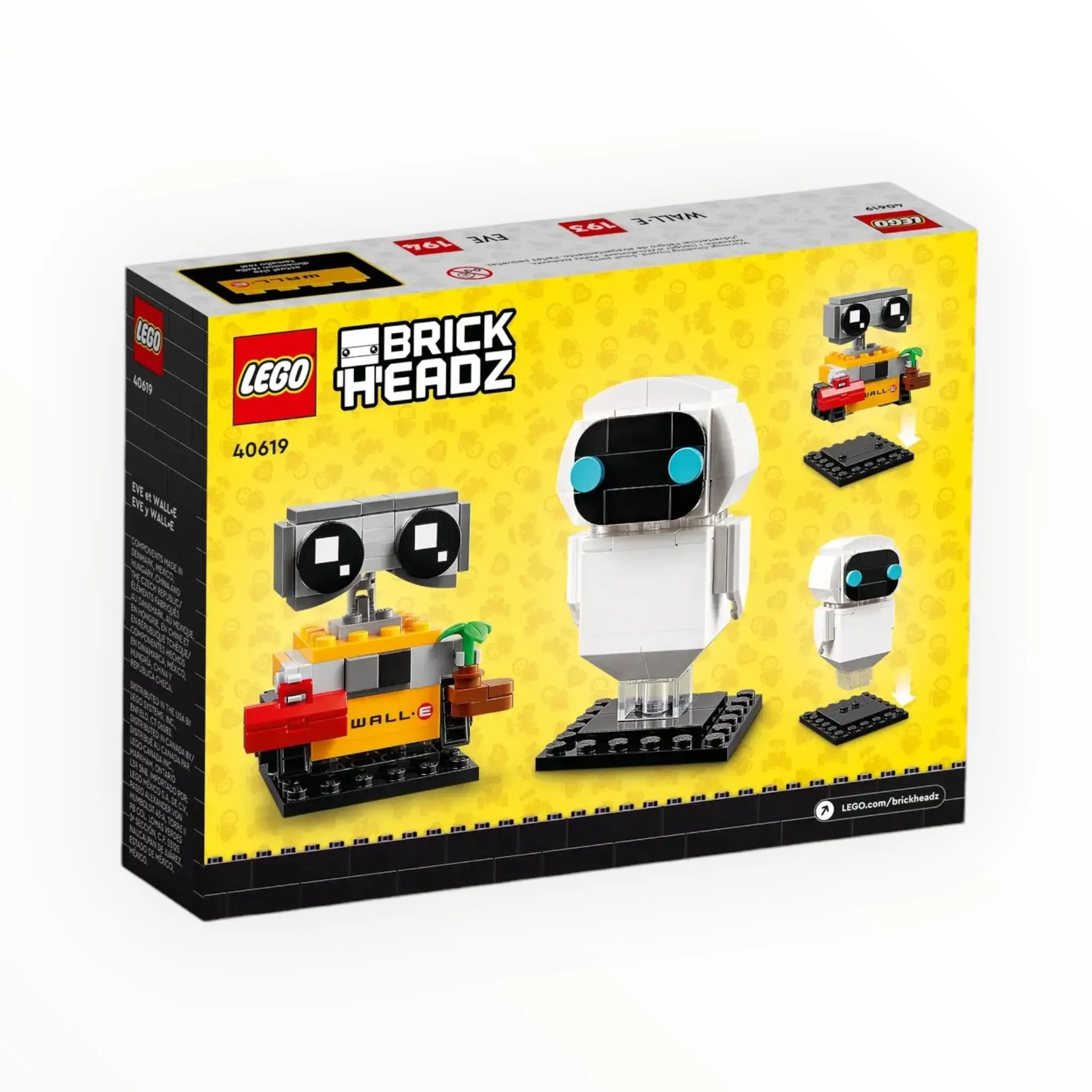 40619 Disney BrickHeadz EVE & WALL-E