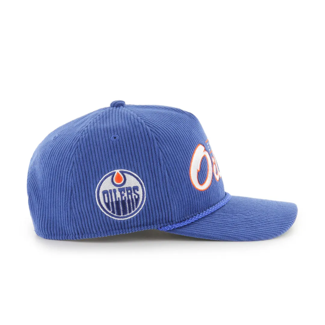 '47 Brand Men's NHL Edmonton Oilers Double Header Chord Hitch RF Cap