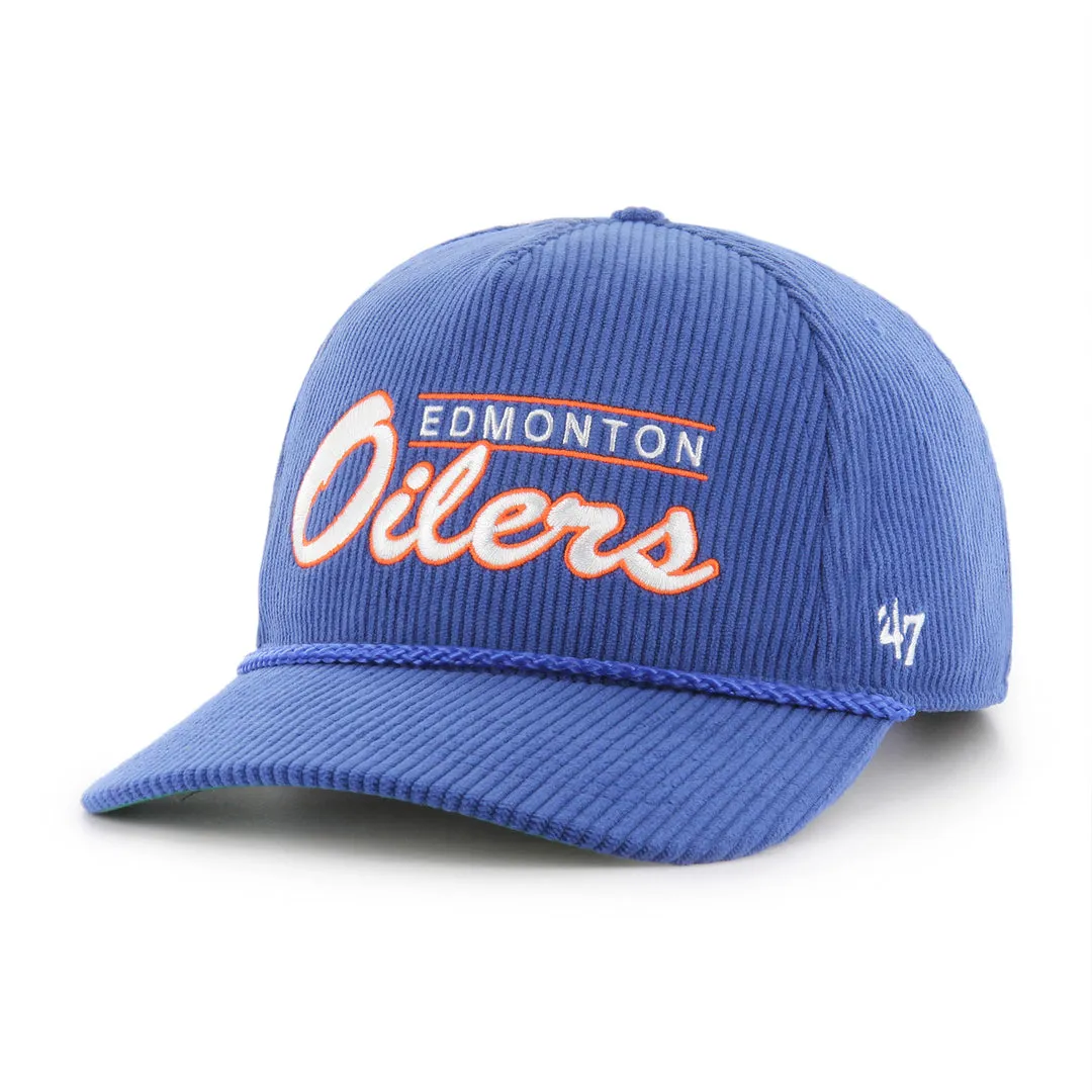 '47 Brand Men's NHL Edmonton Oilers Double Header Chord Hitch RF Cap