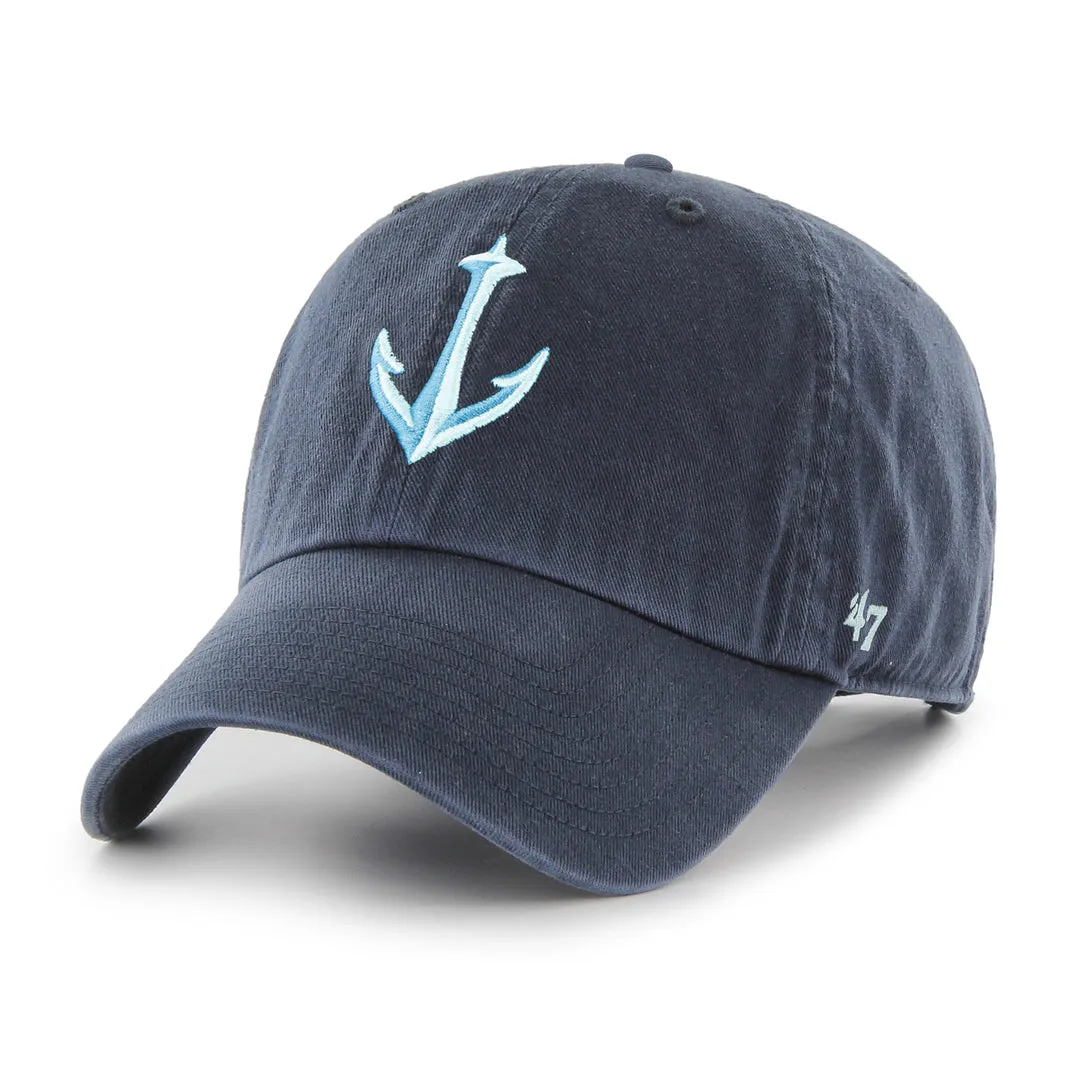 '47 Brand Men's NHL Seattle Kraken Clean-Up Cap Anchor