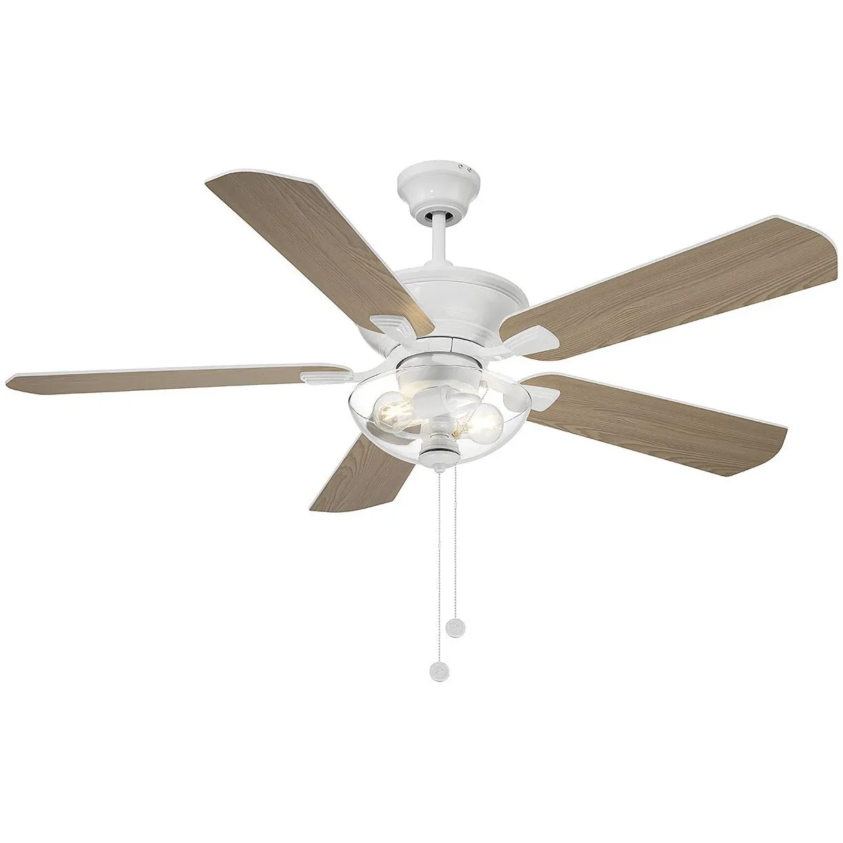 52" 2-Light Outdoor Ceiling Fan