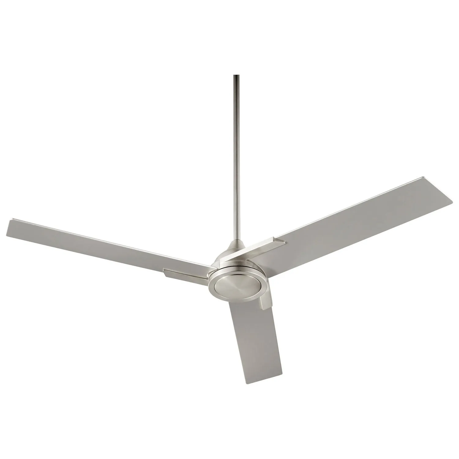 56"Ceiling Fan from the Coda Collection in Satin Nickel Finish by Oxygen