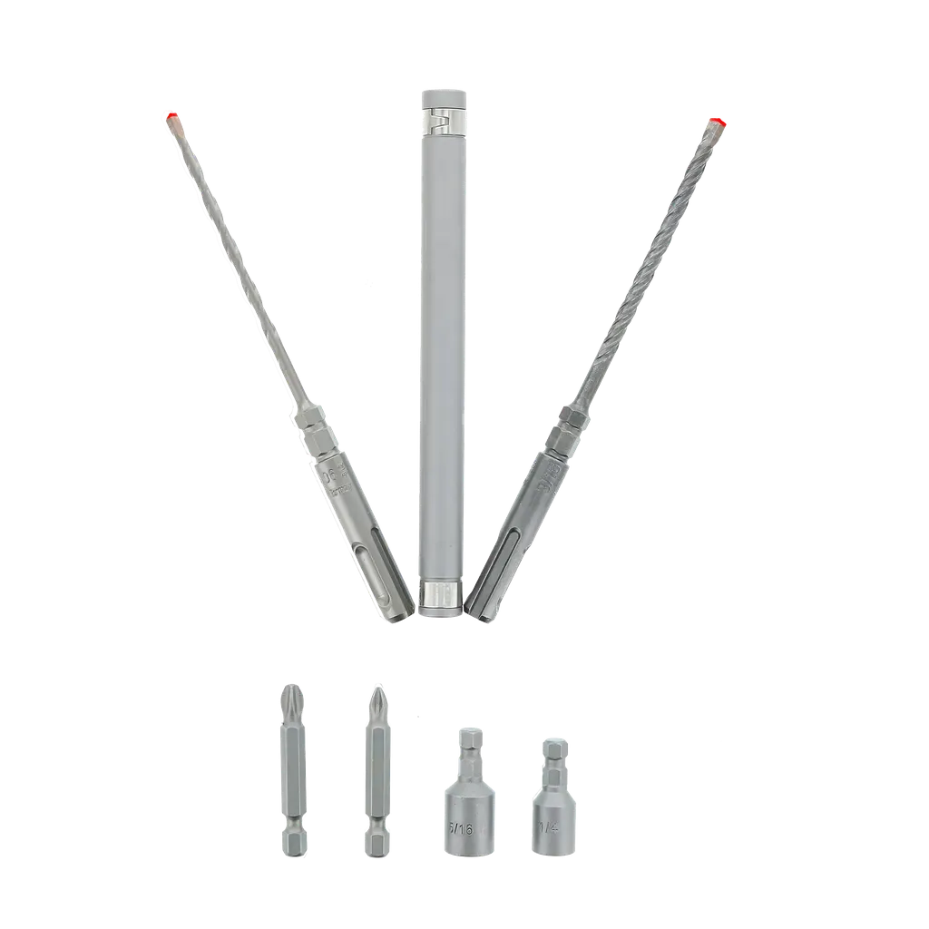 7pc Concrete Anchor Drive Installation Set (7-Piece)