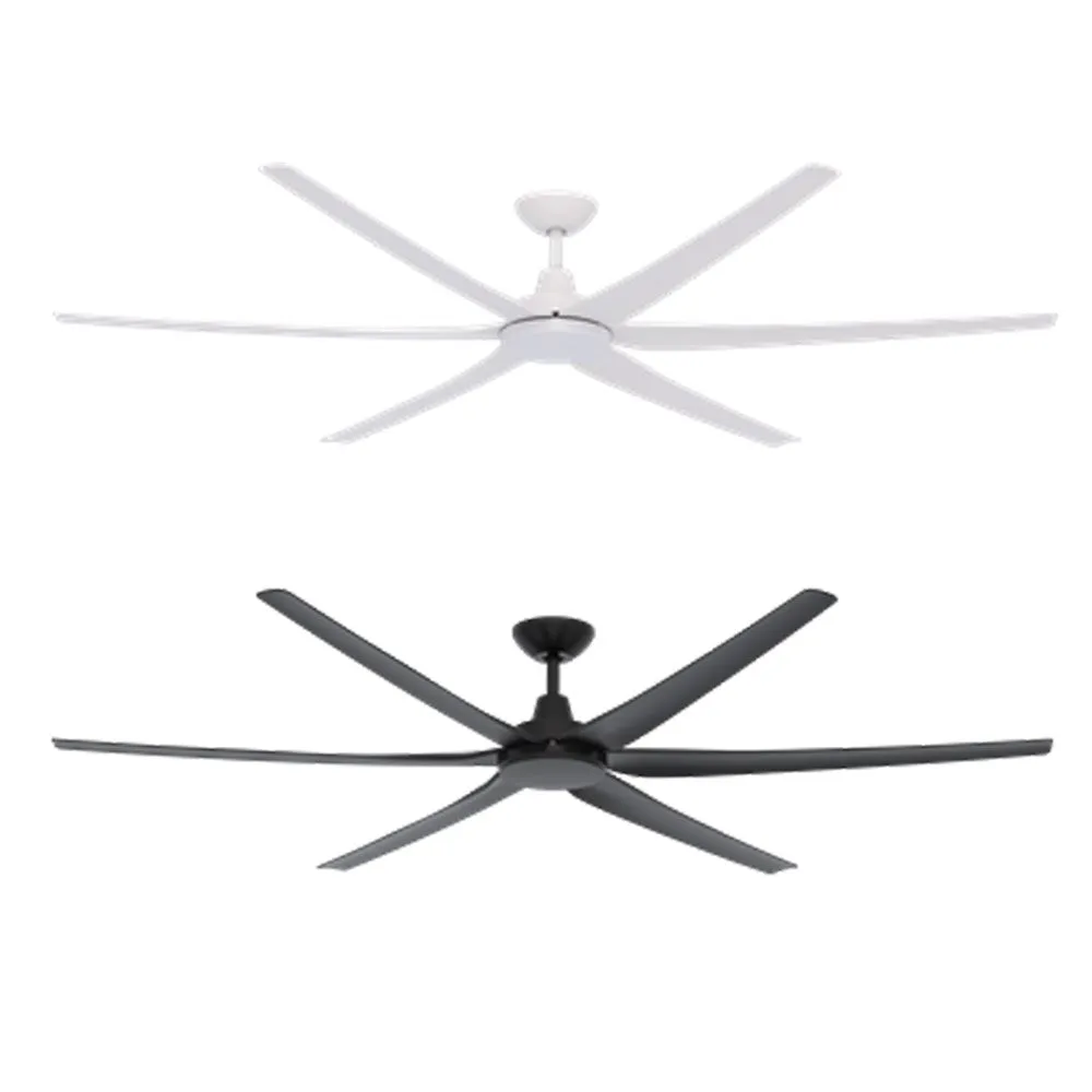 80" Glide DC Ceiling Fan White, Black 60156, 60157 Domus Lighting