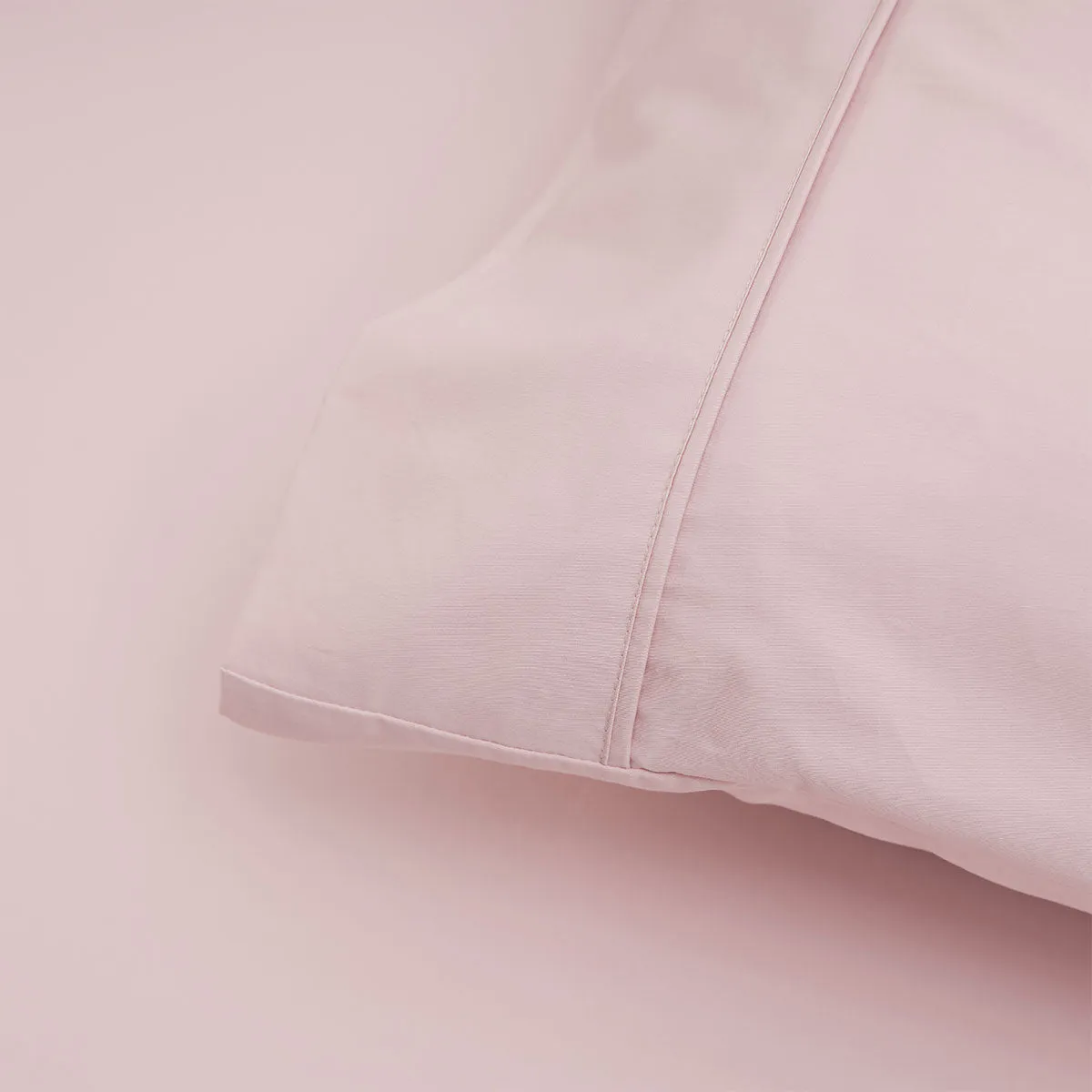 Accessorize 400TC Blush Bamboo Cotton Sheet Set 40cm Wall King