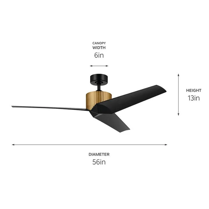 Almere 56" 3-Blade Indoor Ceiling Fan