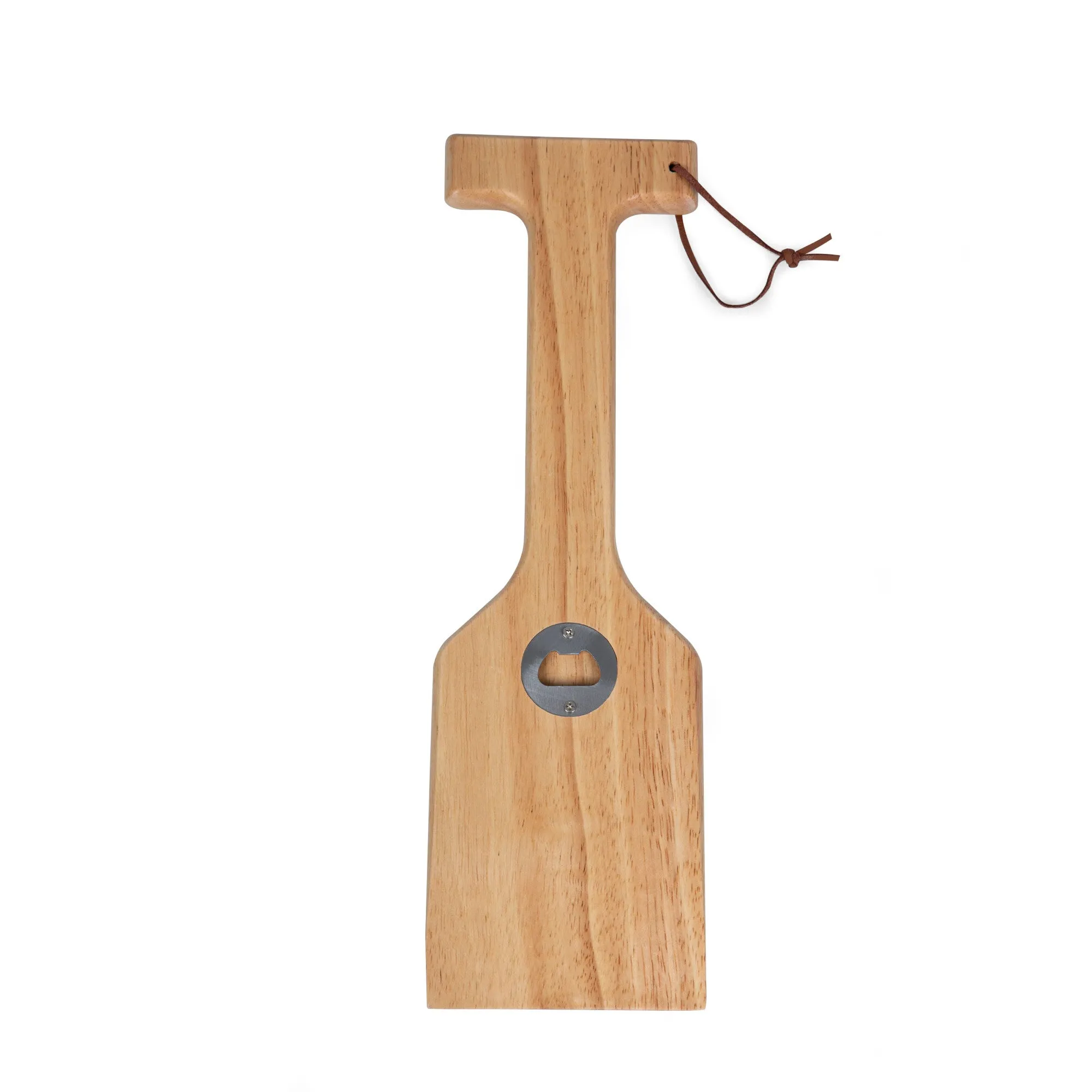 App State Mountaineers - Hardwood BBQ Grill Scraper with Bottle Opener