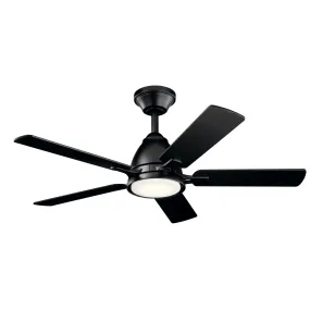 Arvada 44" LED Ceiling Fan in Satin Black