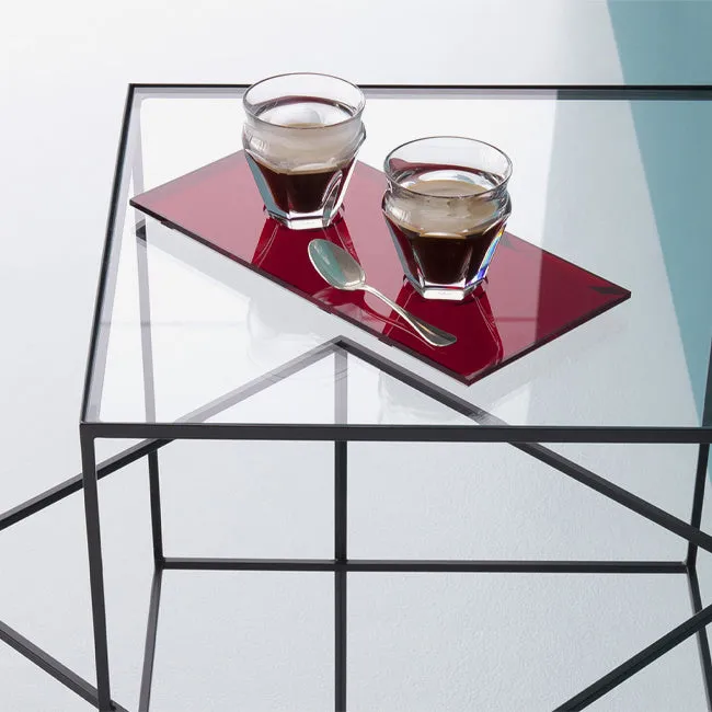 Baccarat | Harcourt Red Tray Coffee Set