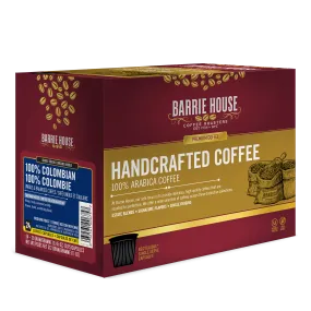 Barrie House 100% Colombia Single Serve Coffee, 24 Pack