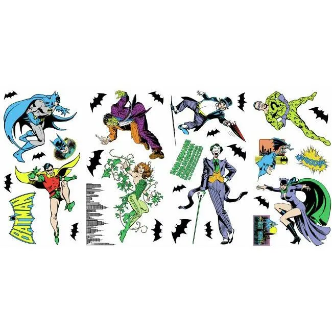 Batman Villains Peel And Stick Wall Decals