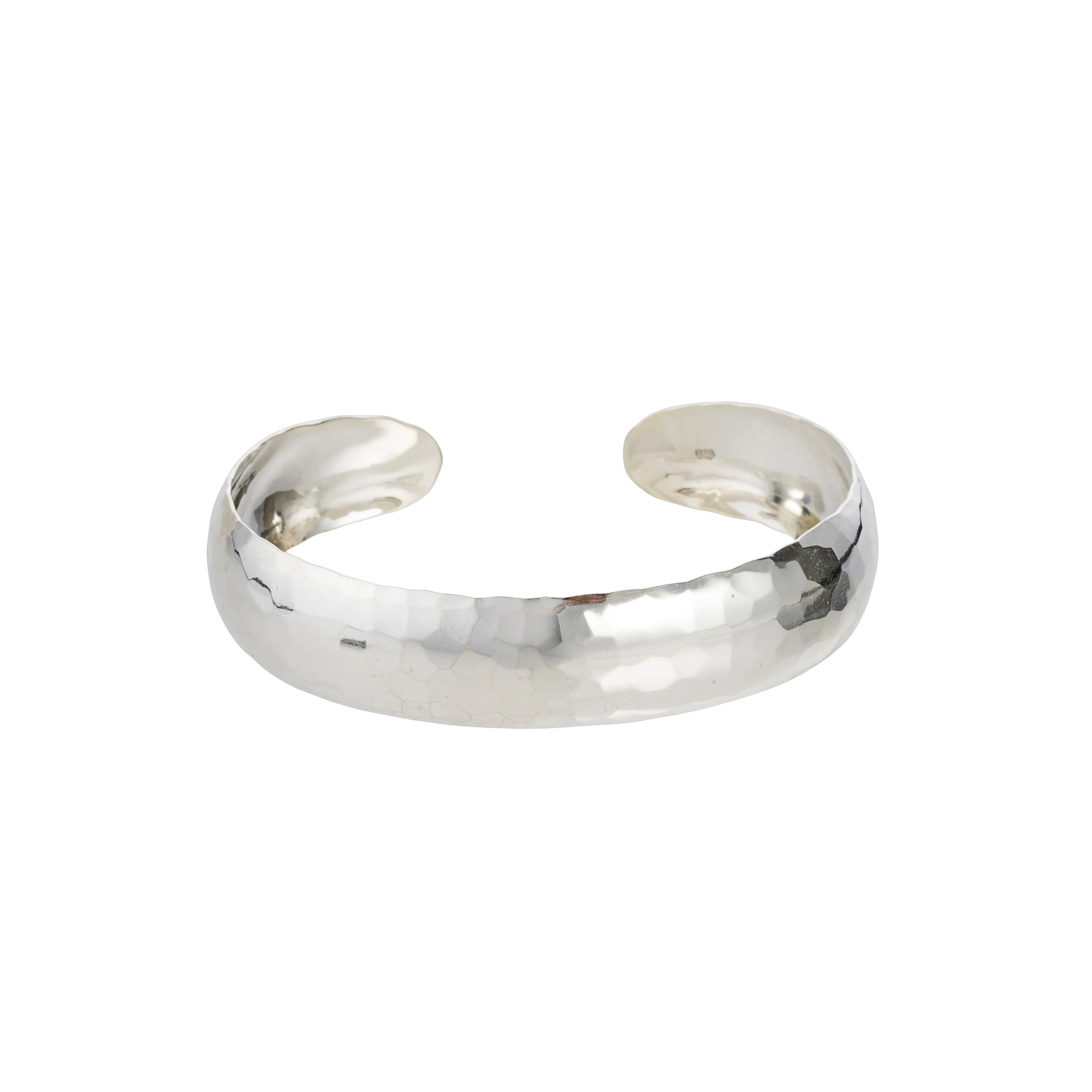 Bianca Hammer Textured Cuff Sterling Silver