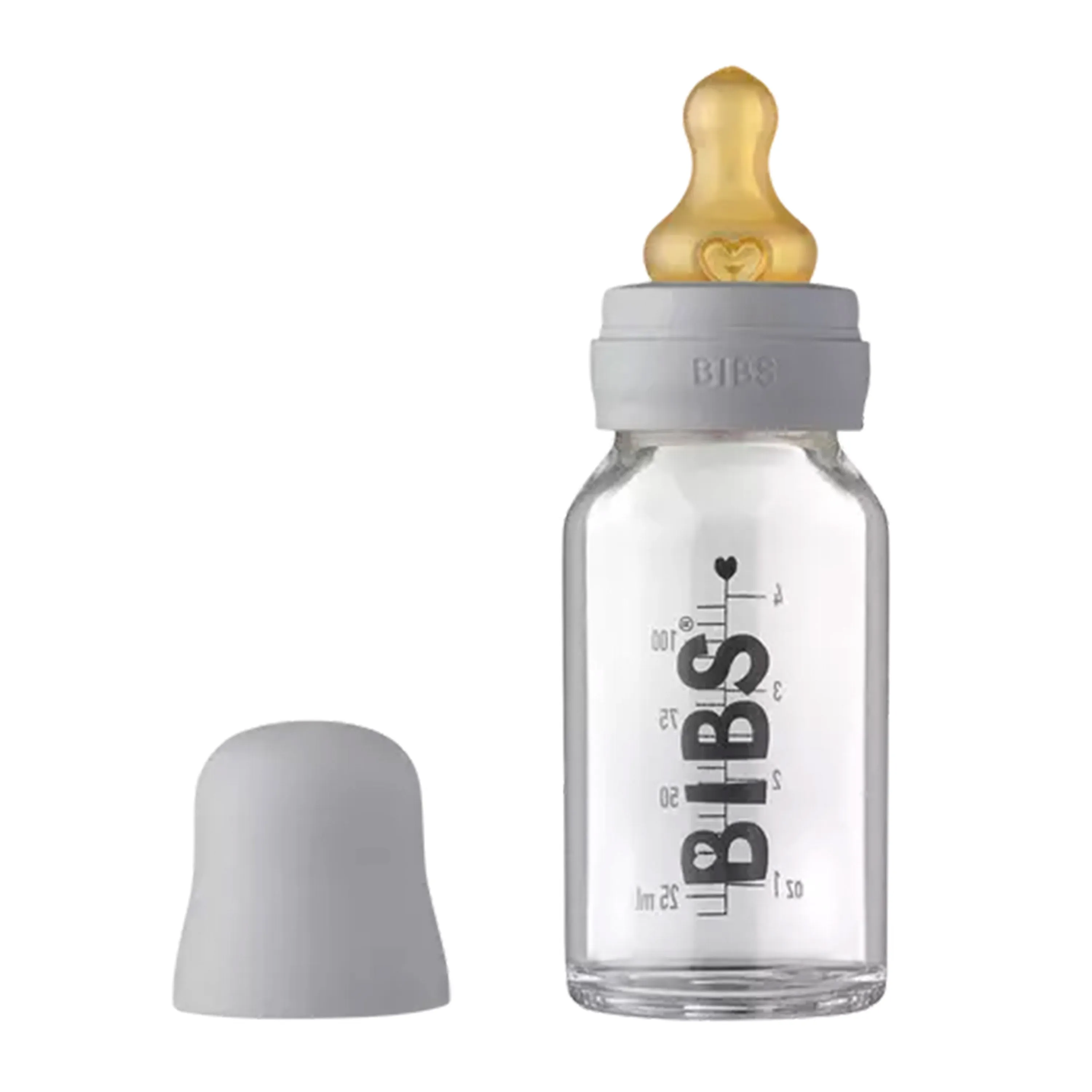 Bibs Baby Glass Bottle Complete Set: Cloud