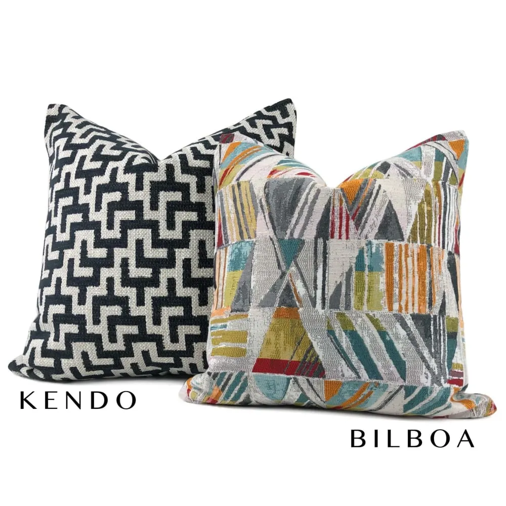 Bilboa Multicolor Modern Geometric Pillow Cover