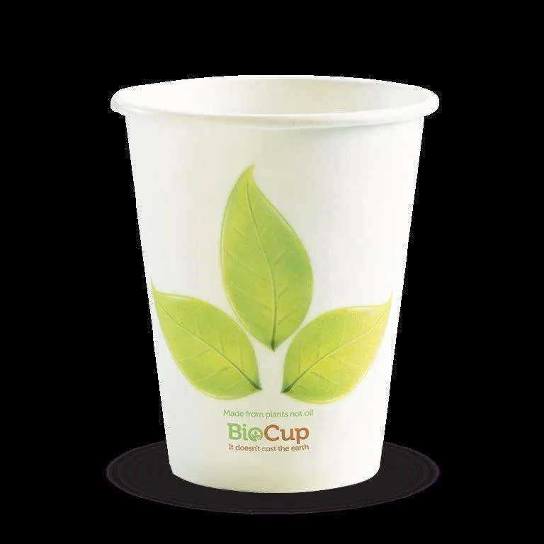 BioCup- 8oz Coffee Cup- Single wall Paper Cup