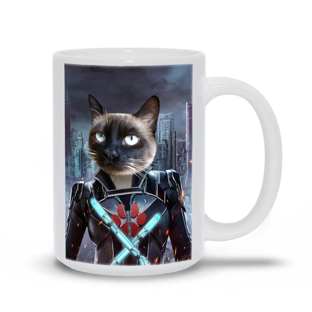 BLACK AZNITE CUSTOM PET PORTRAIT MUG