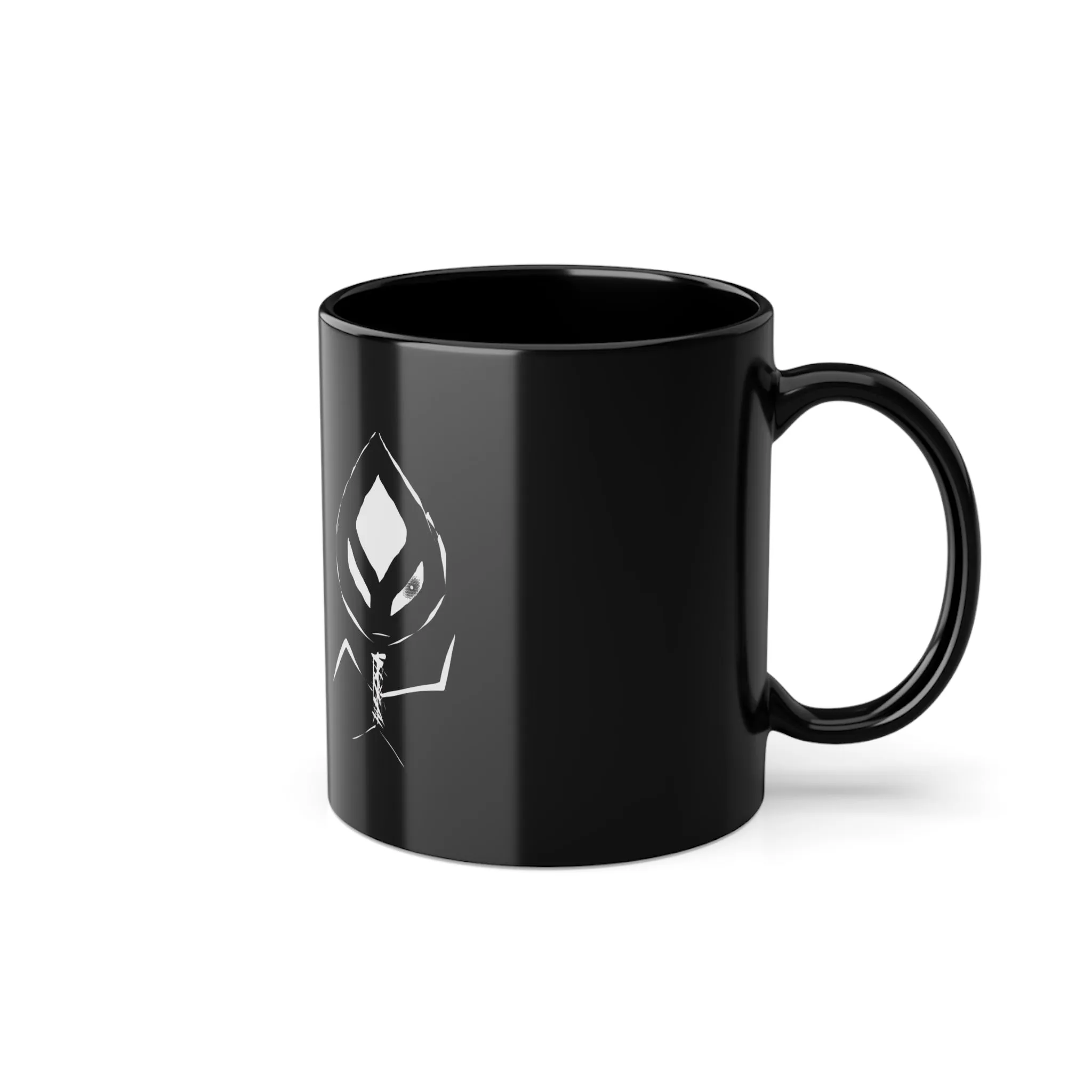 Black Coffee Cup, 11oz