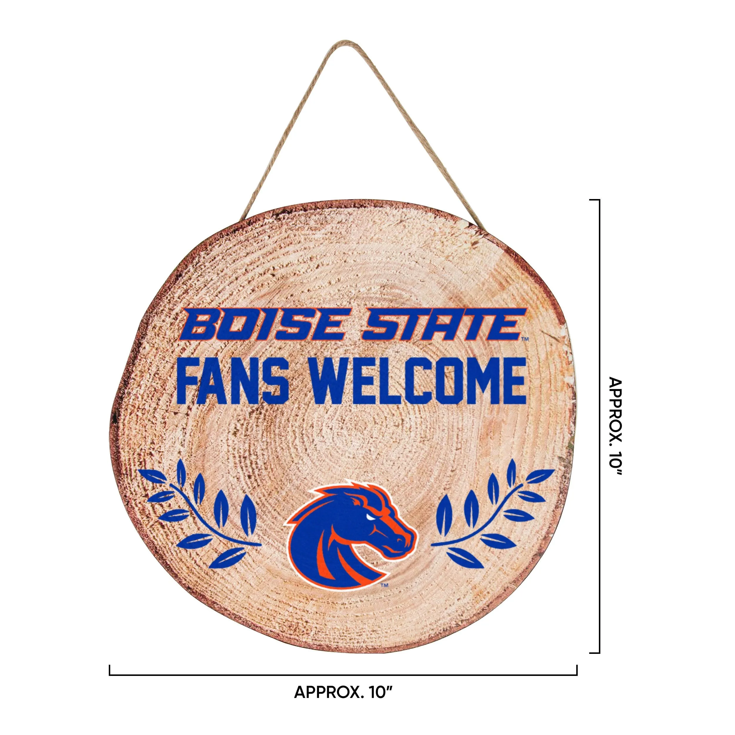 Boise State Broncos NCAA Wood Stump Sign