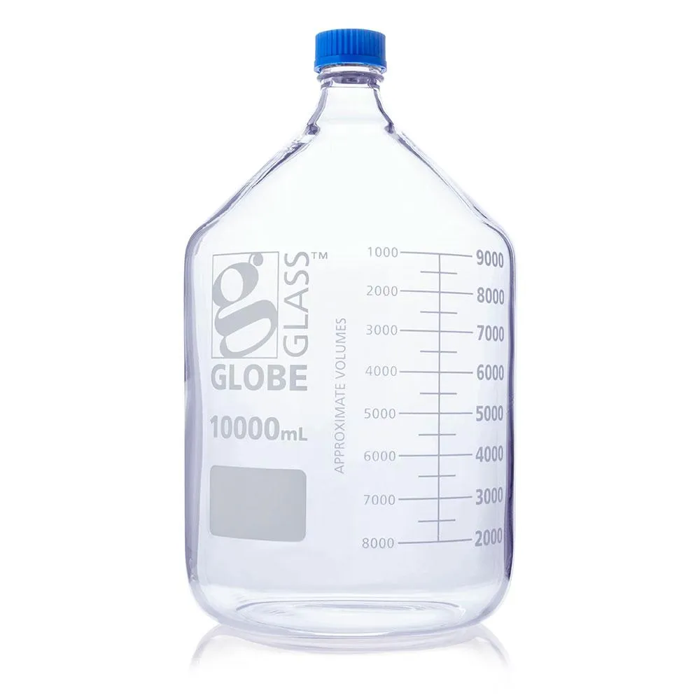 Bottle, Media, Globe Glass, 10000mL