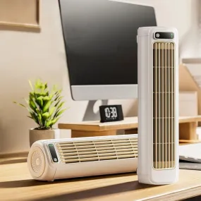 BreezeTower: Portable Quiet Bladeless Desktop Fan