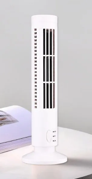 BreezeTower: Portable Quiet Bladeless Desktop Fan