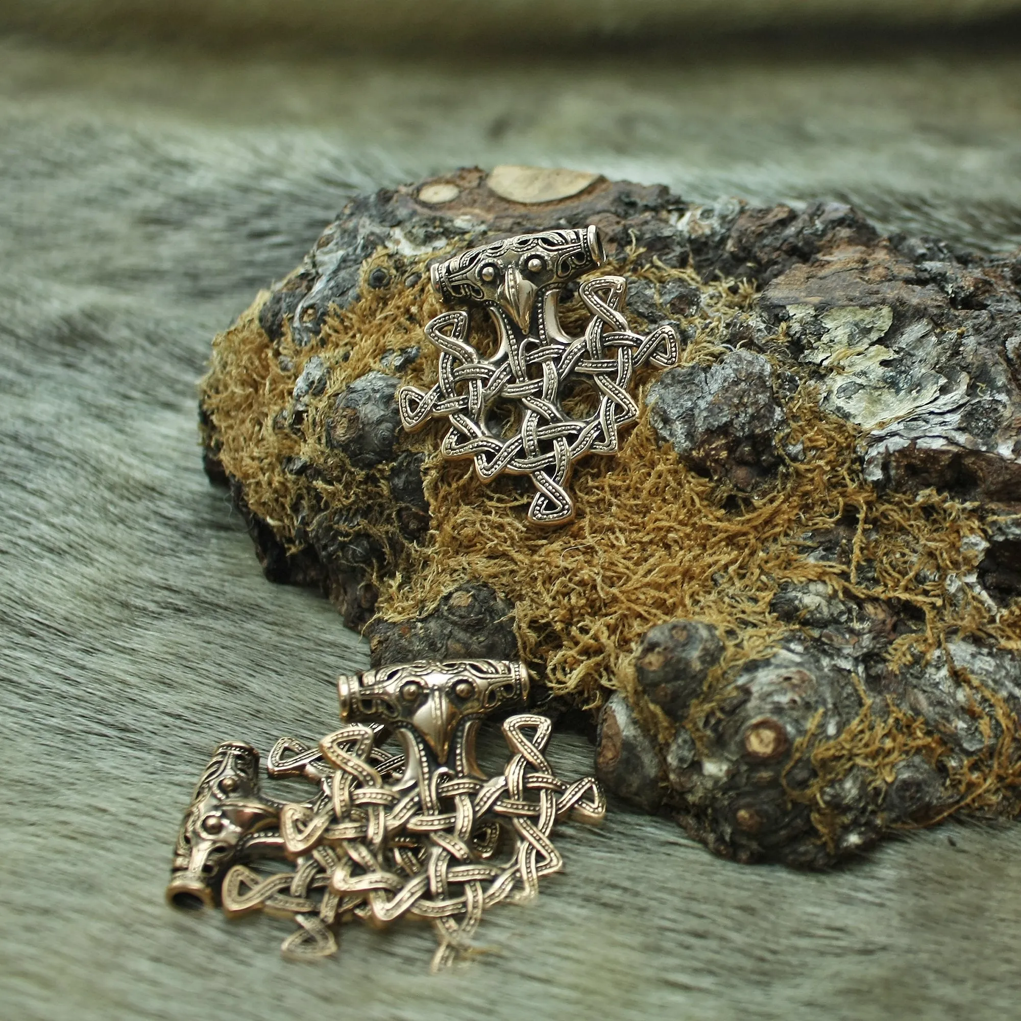 Bronze Hiddensee Replica Thors Hammer Pendant