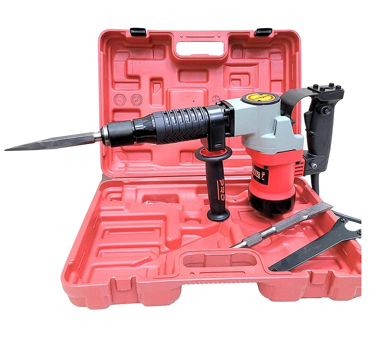 Cheston Rotary Hammer Drill Machine 20MM 500W 850RPM with 3-Piece Drill Bit (18mm Demolition Hammer)