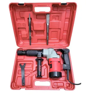 Cheston Rotary Hammer Drill Machine 20MM 500W 850RPM with 3-Piece Drill Bit (18mm Demolition Hammer)