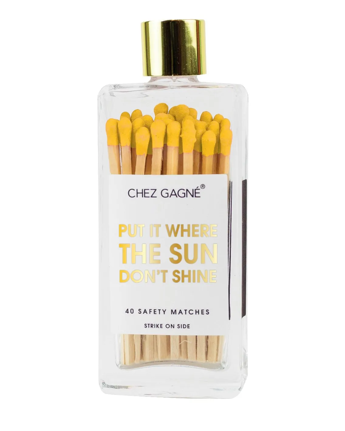 CHEZ GAGNÉ - Bottled Matchsticks - 40 ct.