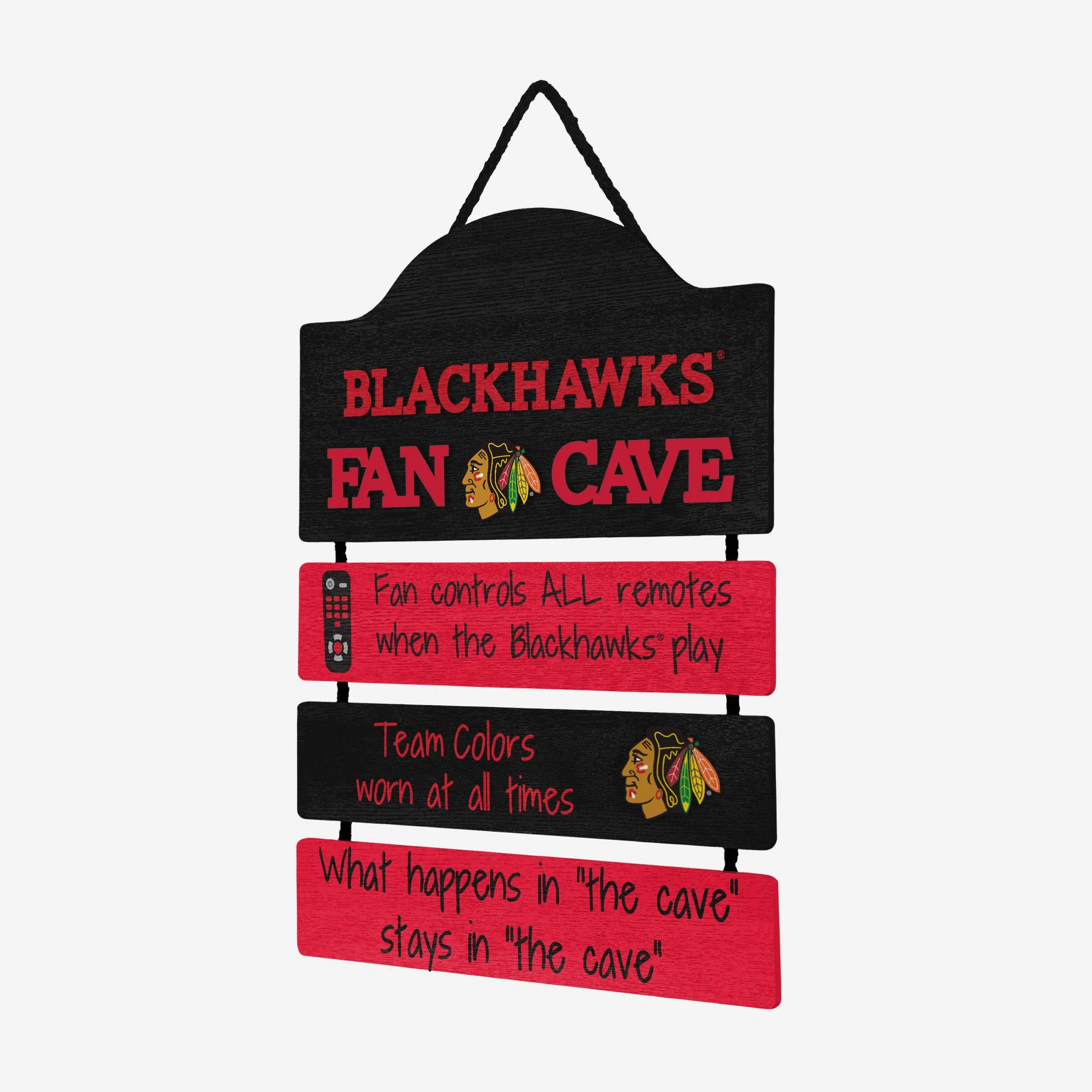 Chicago Blackhawks Mancave Sign