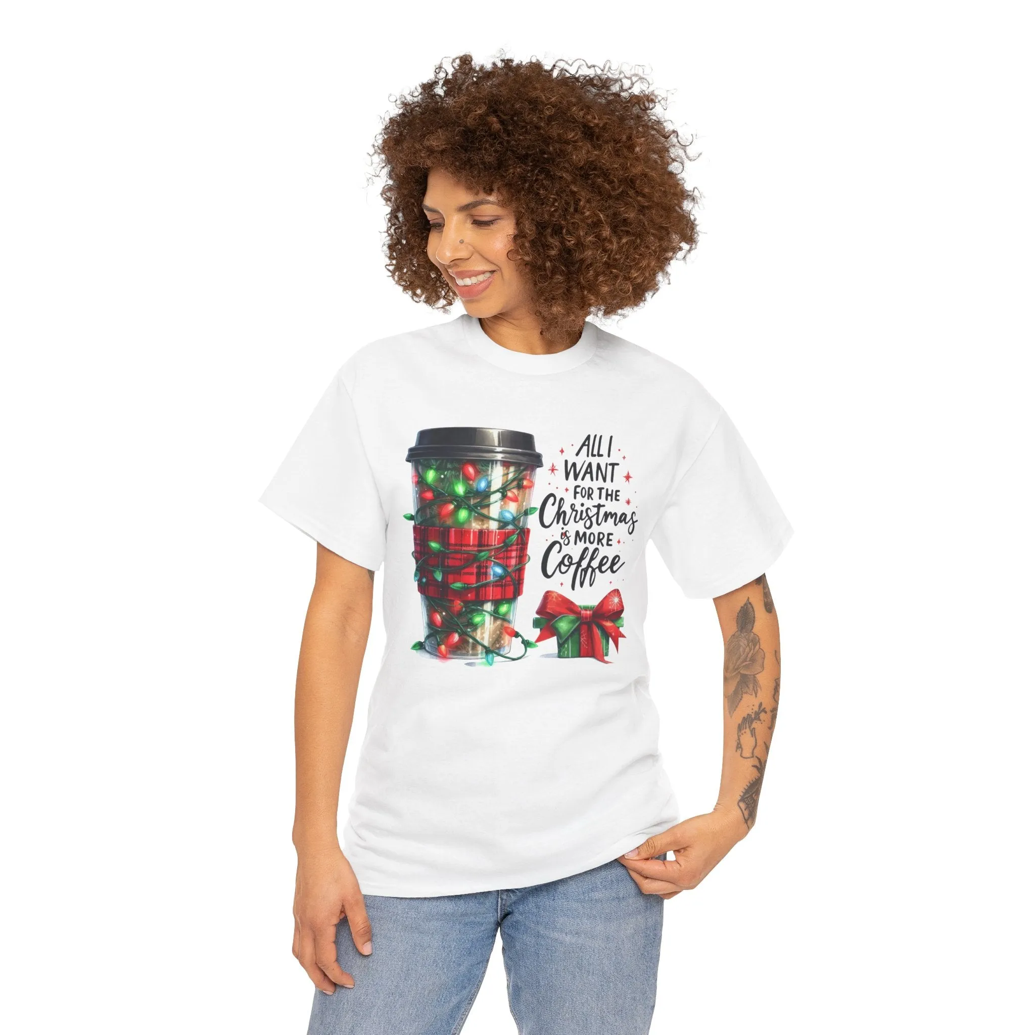 Christmas Coffee Heavy Cotton Tee