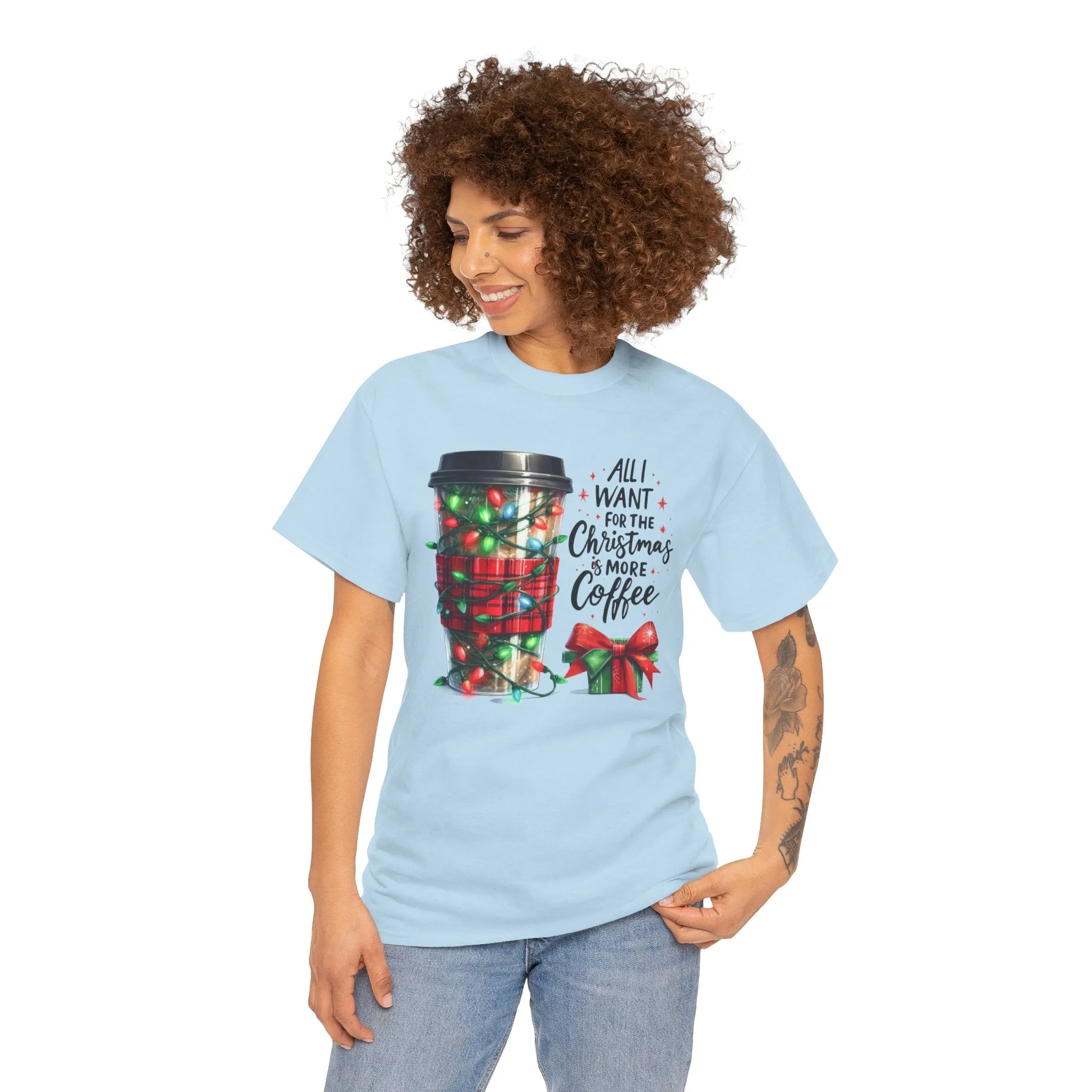 Christmas Coffee Heavy Cotton Tee