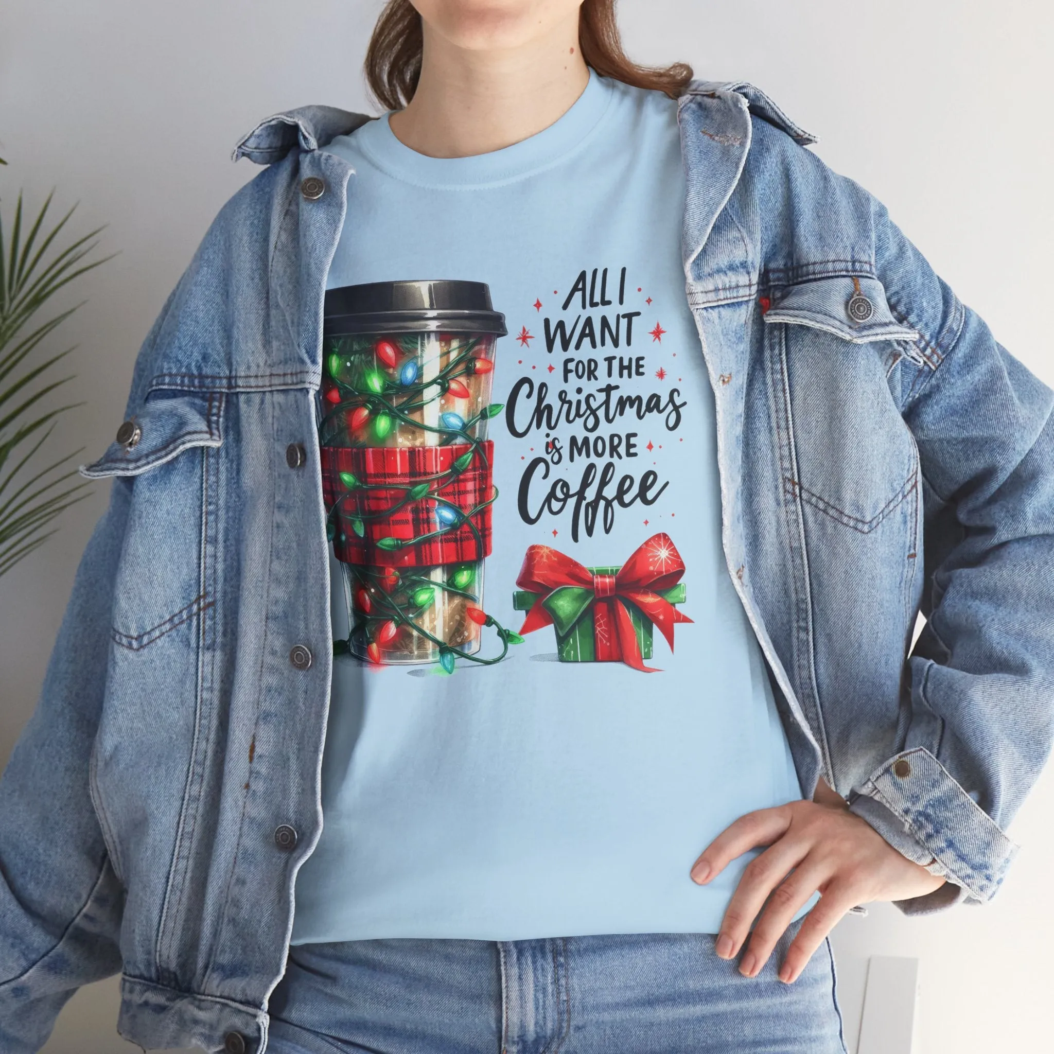 Christmas Coffee Heavy Cotton Tee