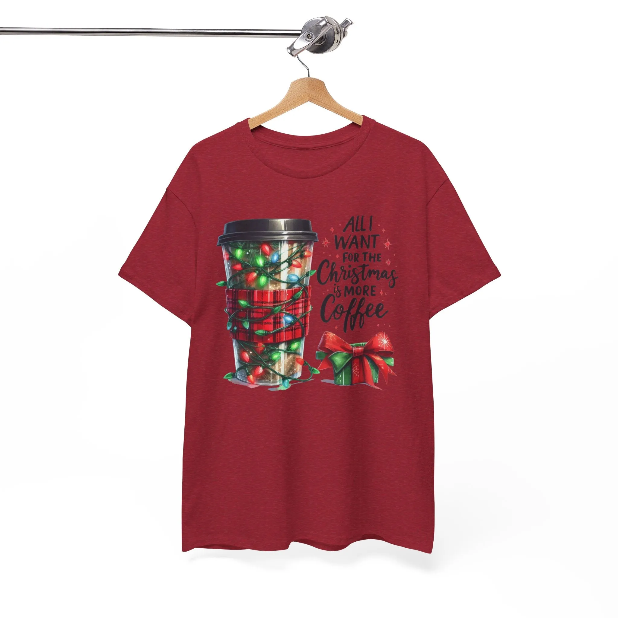 Christmas Coffee Heavy Cotton Tee