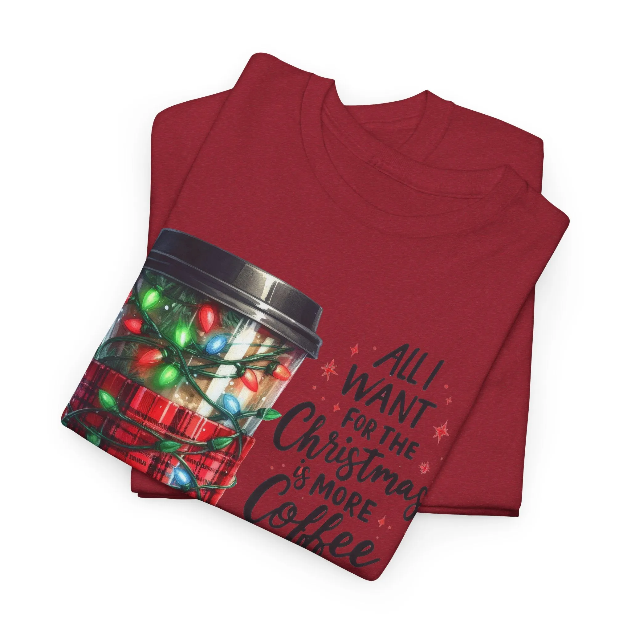 Christmas Coffee Heavy Cotton Tee