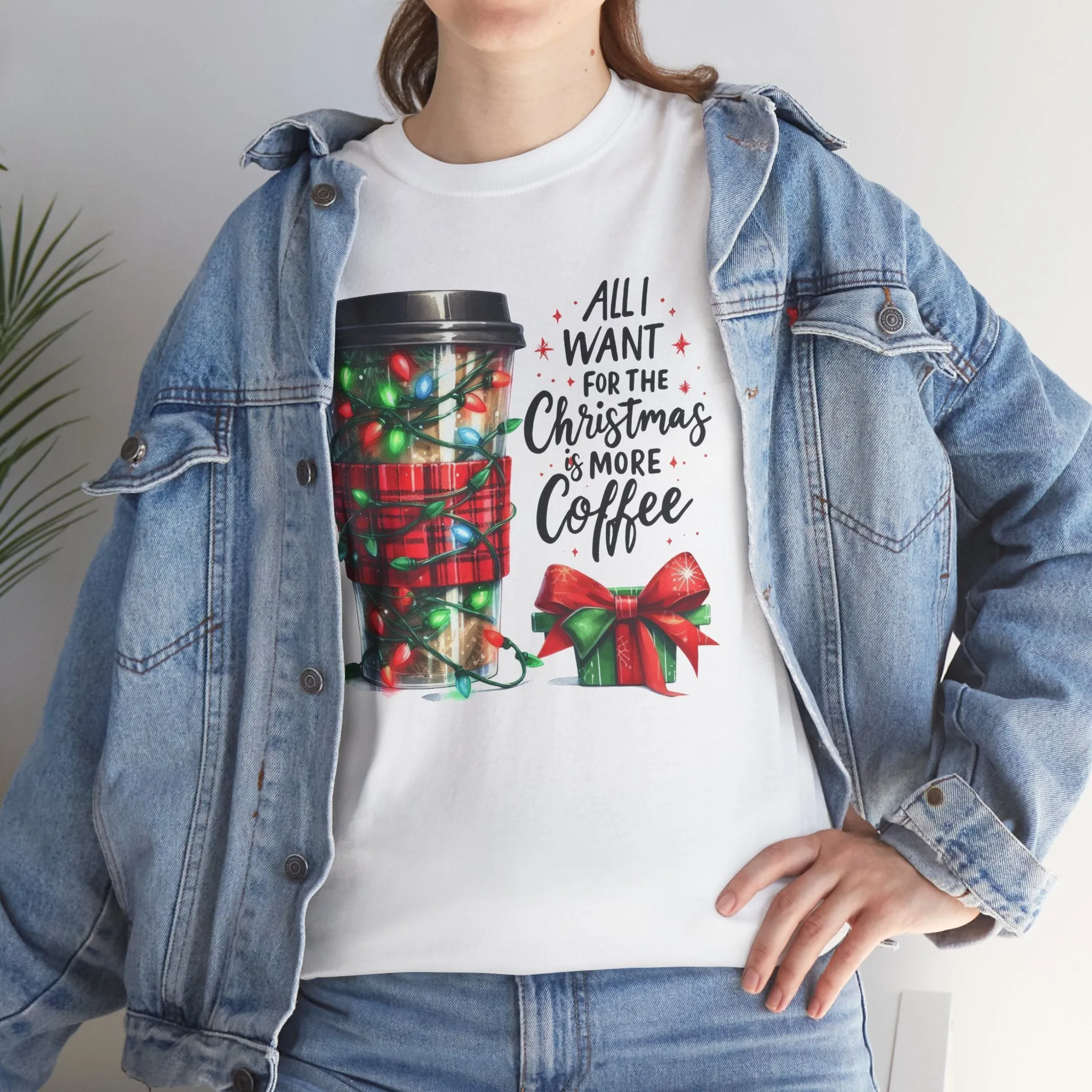 Christmas Coffee Heavy Cotton Tee