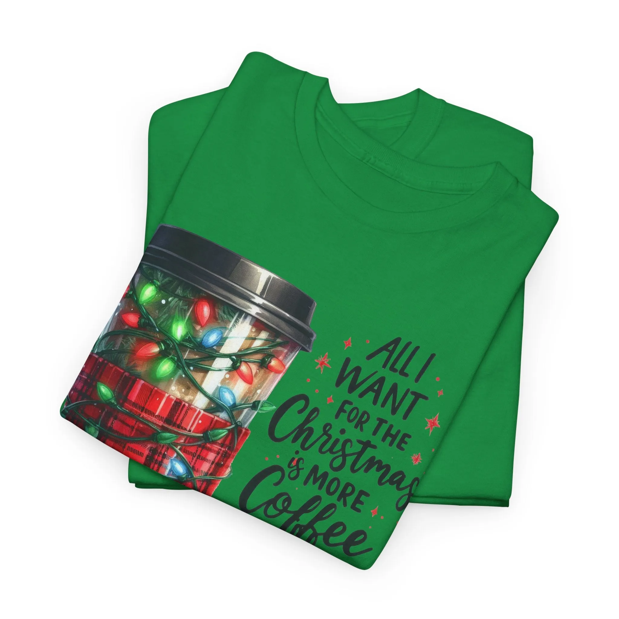 Christmas Coffee Heavy Cotton Tee