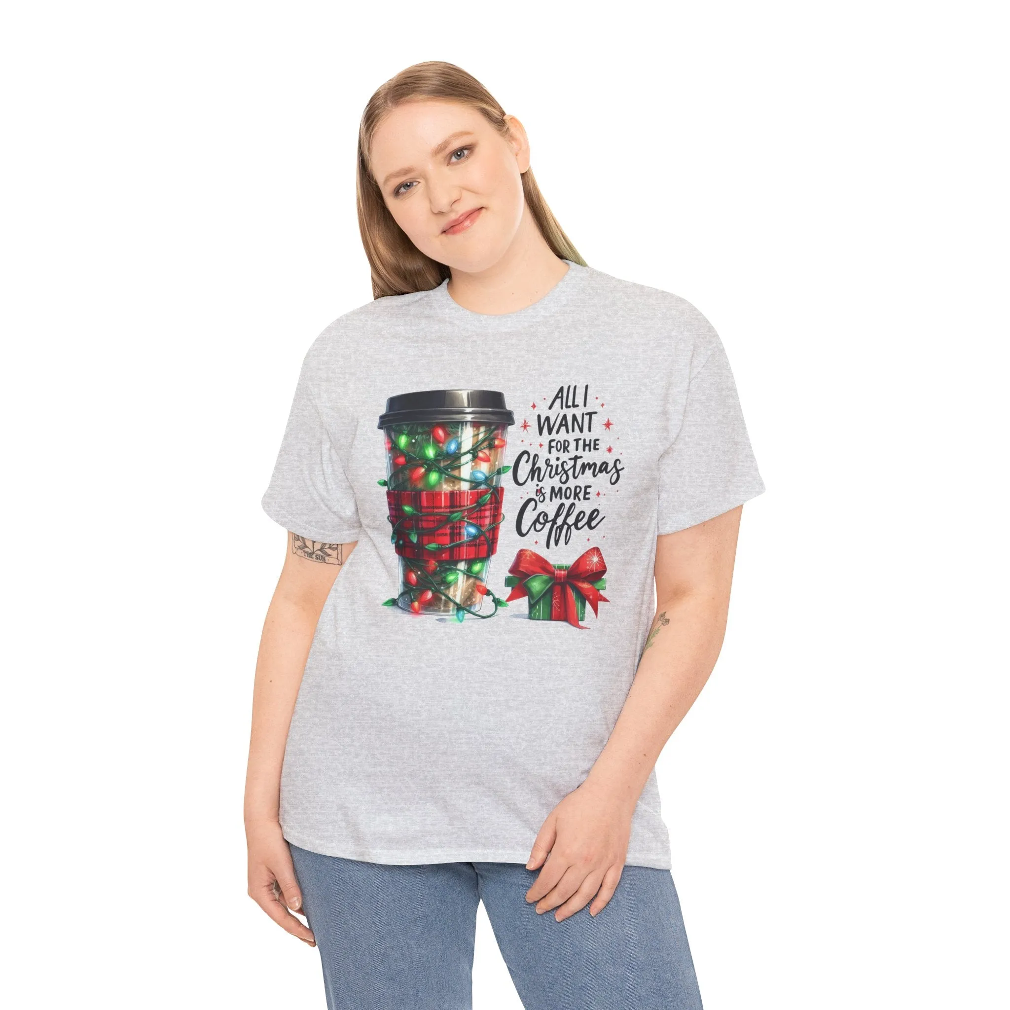 Christmas Coffee Heavy Cotton Tee