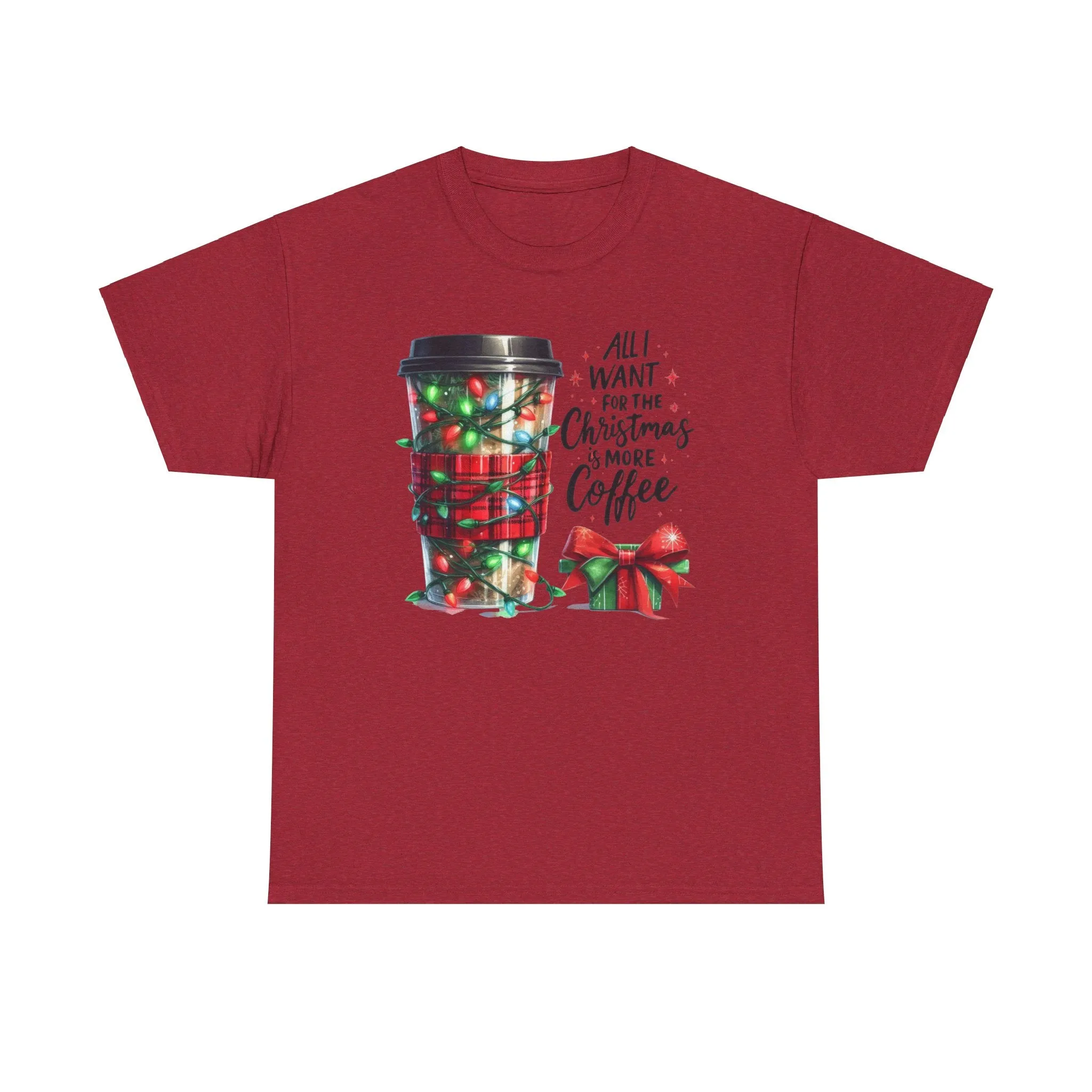 Christmas Coffee Heavy Cotton Tee