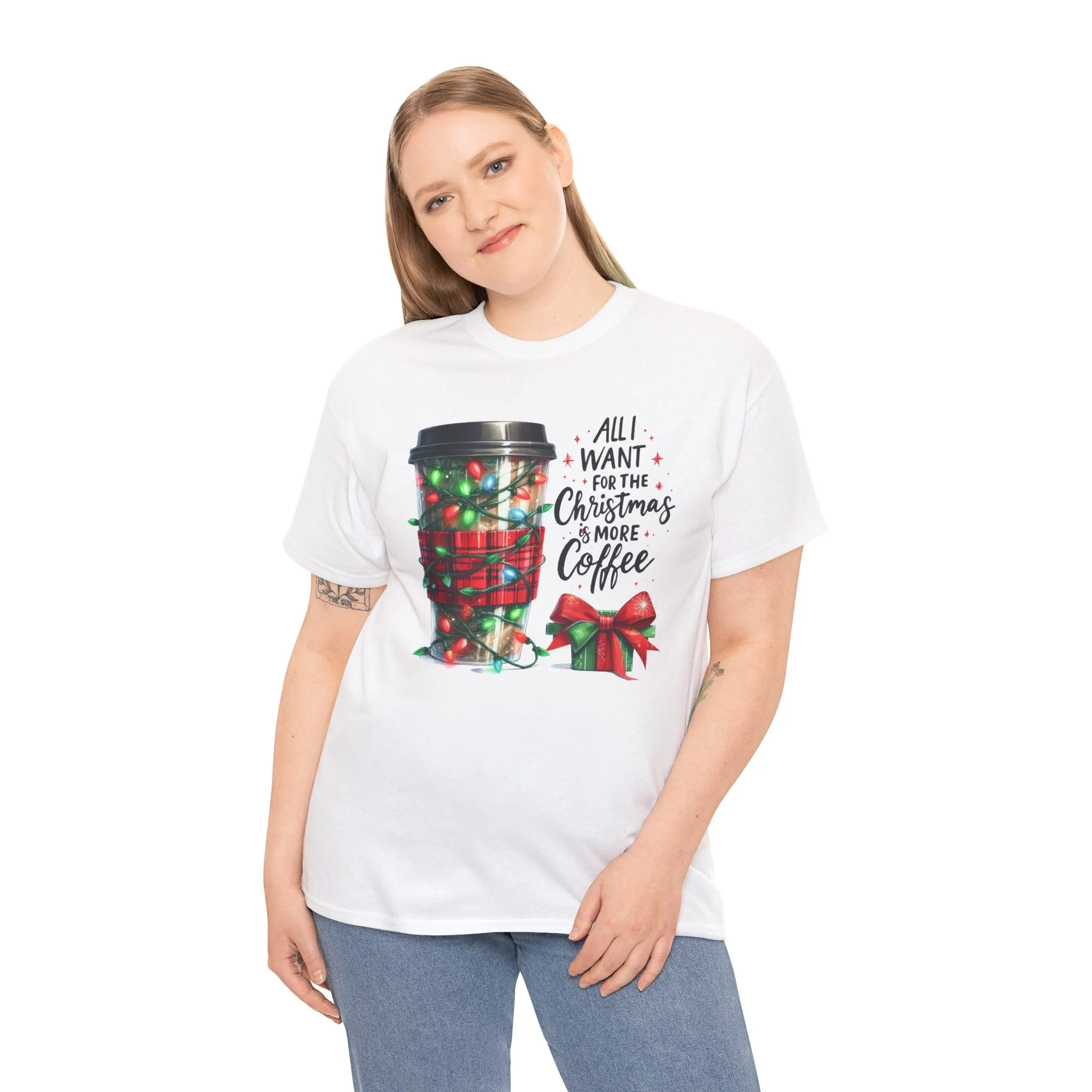 Christmas Coffee Heavy Cotton Tee